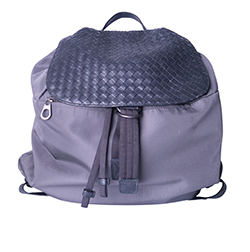 Backpack,Intrecciato/Nylon,Grey/Black,B06391395R,2*,(10)